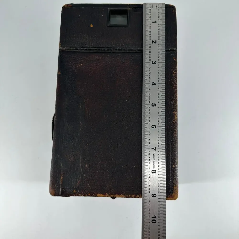 1897 Vive Camera No. 4 Antique 4x5 Plate Camera w/ Focusing Hood Chicago